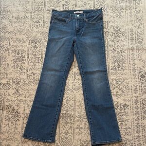 Levi's Dark Blue Flare Jeans